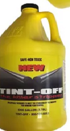 Gallon tint off adhesive - off,